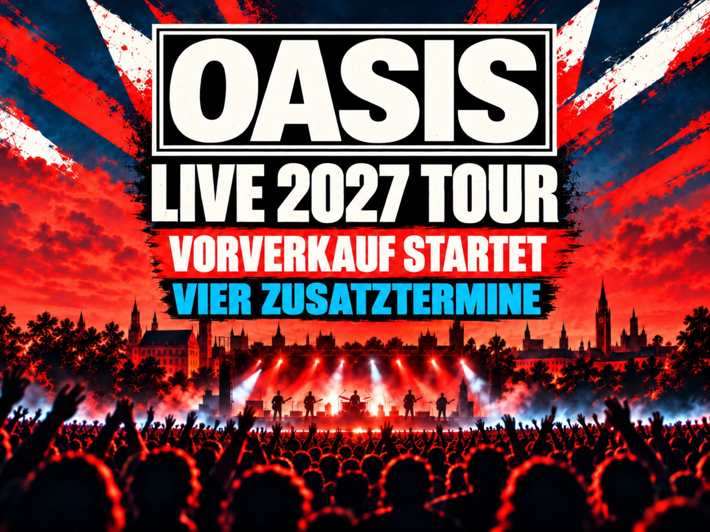 Oasis presale starts: Four additional dates announced - Munich gets third Allianz Arena show